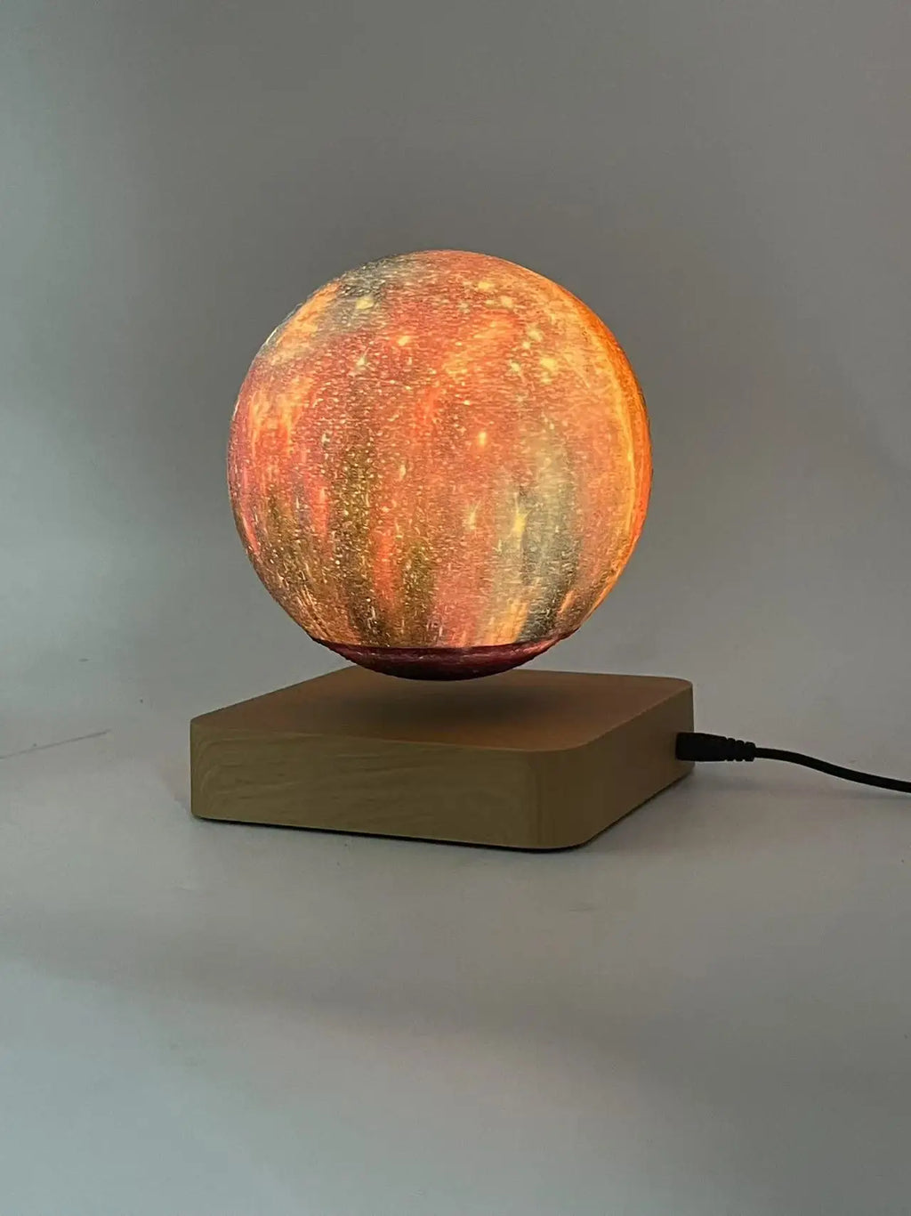 Magnetic Levitating Suspension  6inch Starry Moon Lamp Light Indoor Bulb