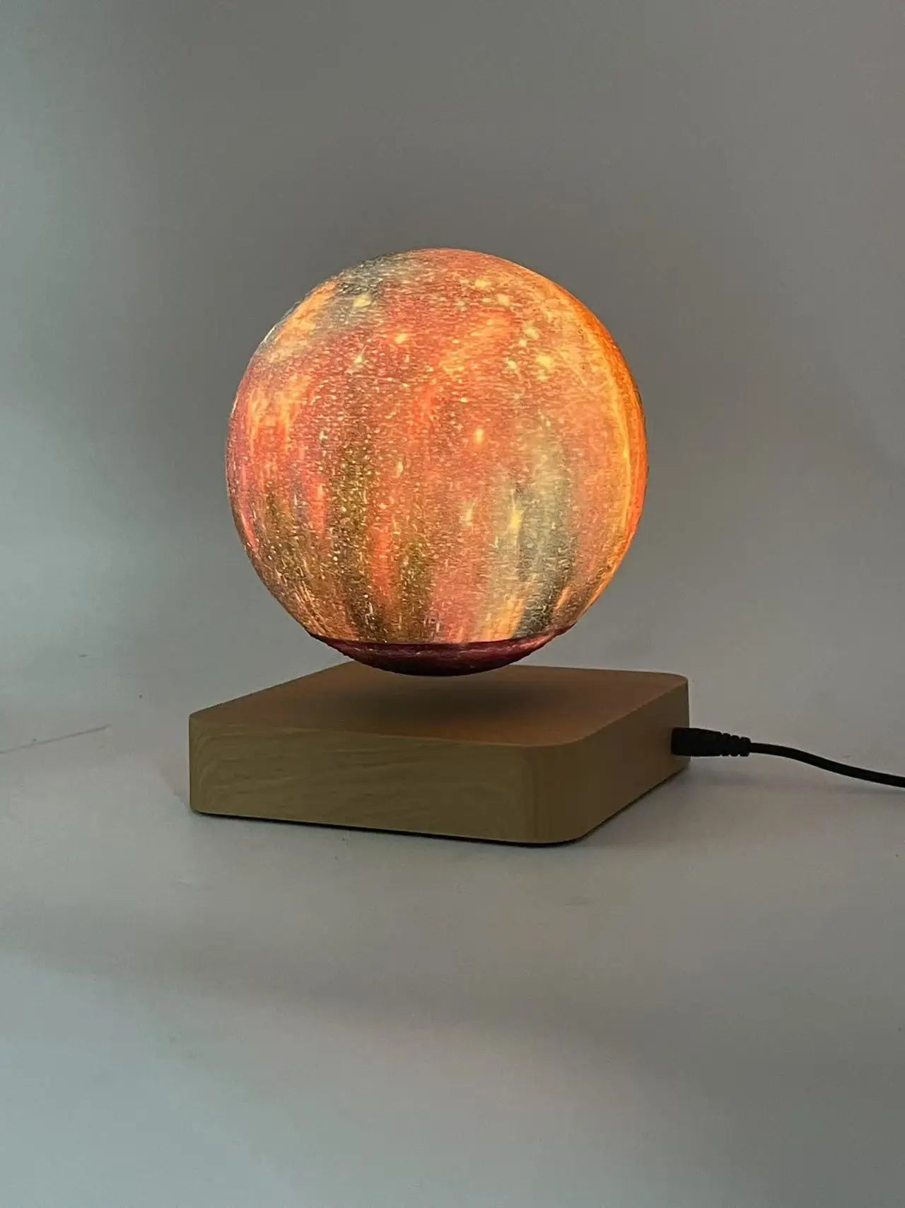 Magnetic Levitating Suspension  6inch Starry Moon Lamp Light Indoor Bulb
