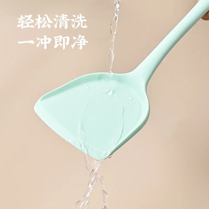 Kitchen Accessories Cooking Kitchen Set Cookware Sets, 5pcs Set Food Grade Silicone Spatula, Kitchen Slotted Spoon, Rice Spoon