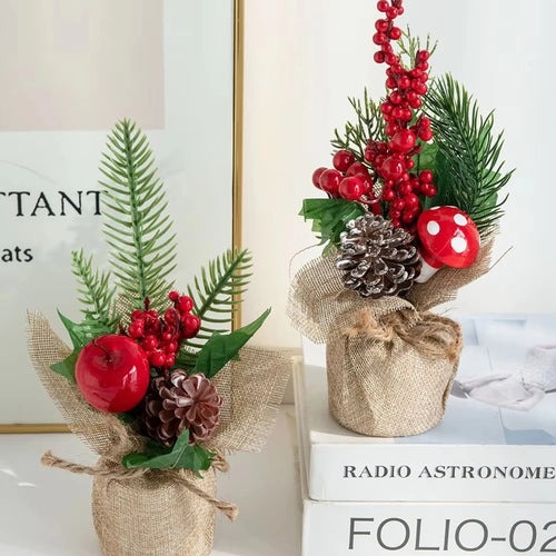 Artificial Plants Flowers Home Living Room Festival Outdoor Garden Wedding Decor Christmas Tree Wreath Potting DIY Gift Art Wall