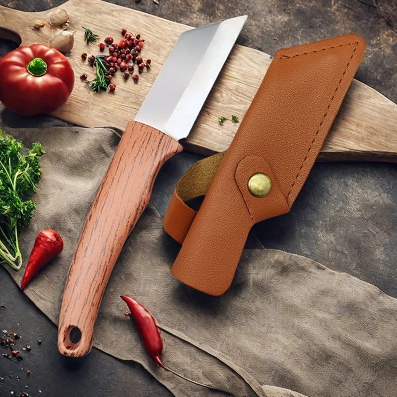 Stainless Steel Kitchen Knife Chef Boning Utility Paring Fruit Barbecue Fishing Knife Garden Grafting Cutter Tools