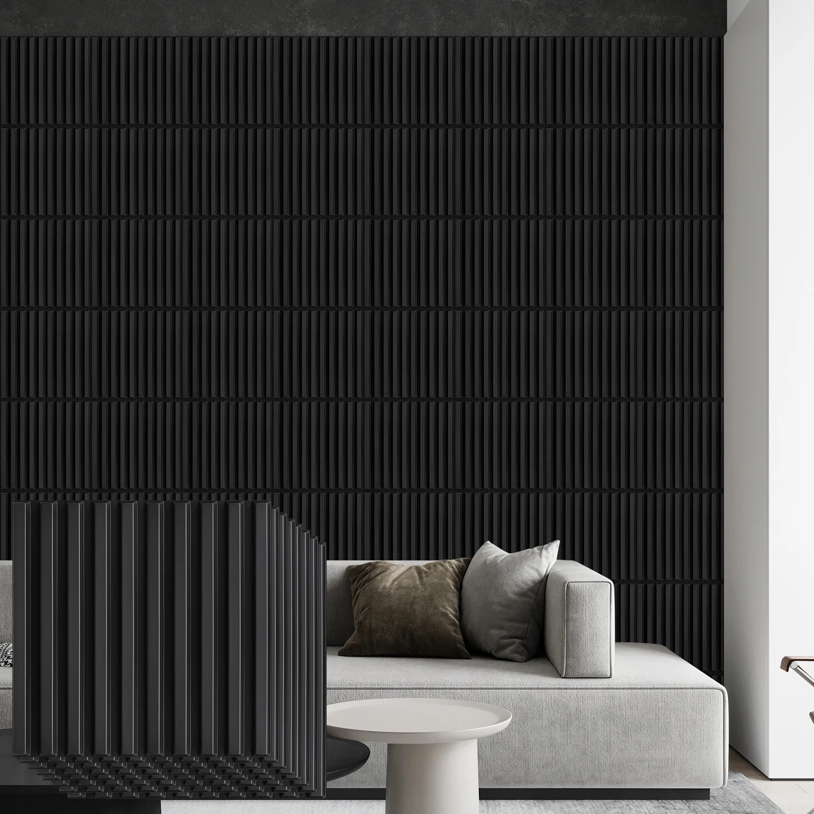 3D Wall Panels for Interior Wall Decor, 11.8''x11.8'' Modern Decorative Wall Panels for Living Room, Lobby, Office, 30Pack ﻿