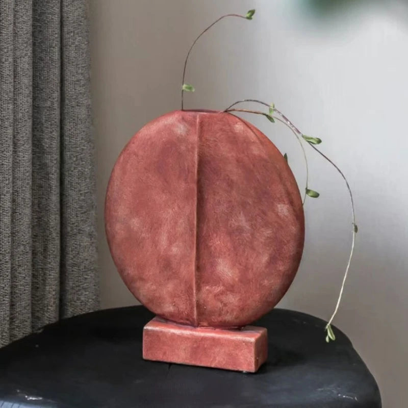 Vintage Vases Table Decoration Vase Living Room Elegant Flower Vase Minimalist Art Flowers Bottle Aesthetic Ornament Accessories