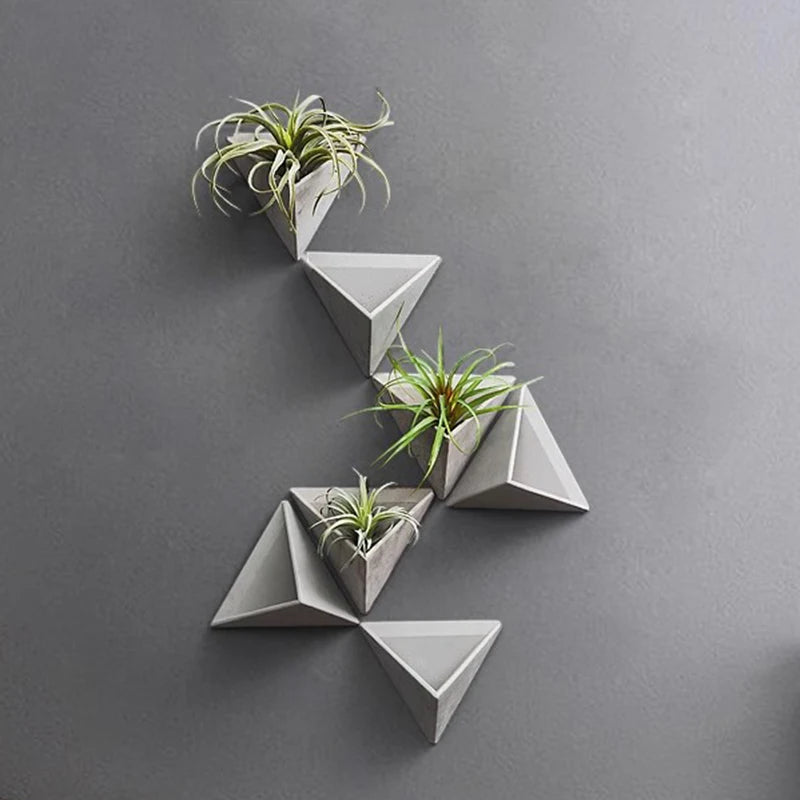 Wall Art Vases Aesthetic Decoration Home Vases Modern Room Design Figurines Jardiniere Ikebana Stem Holder Jardiniere Creative