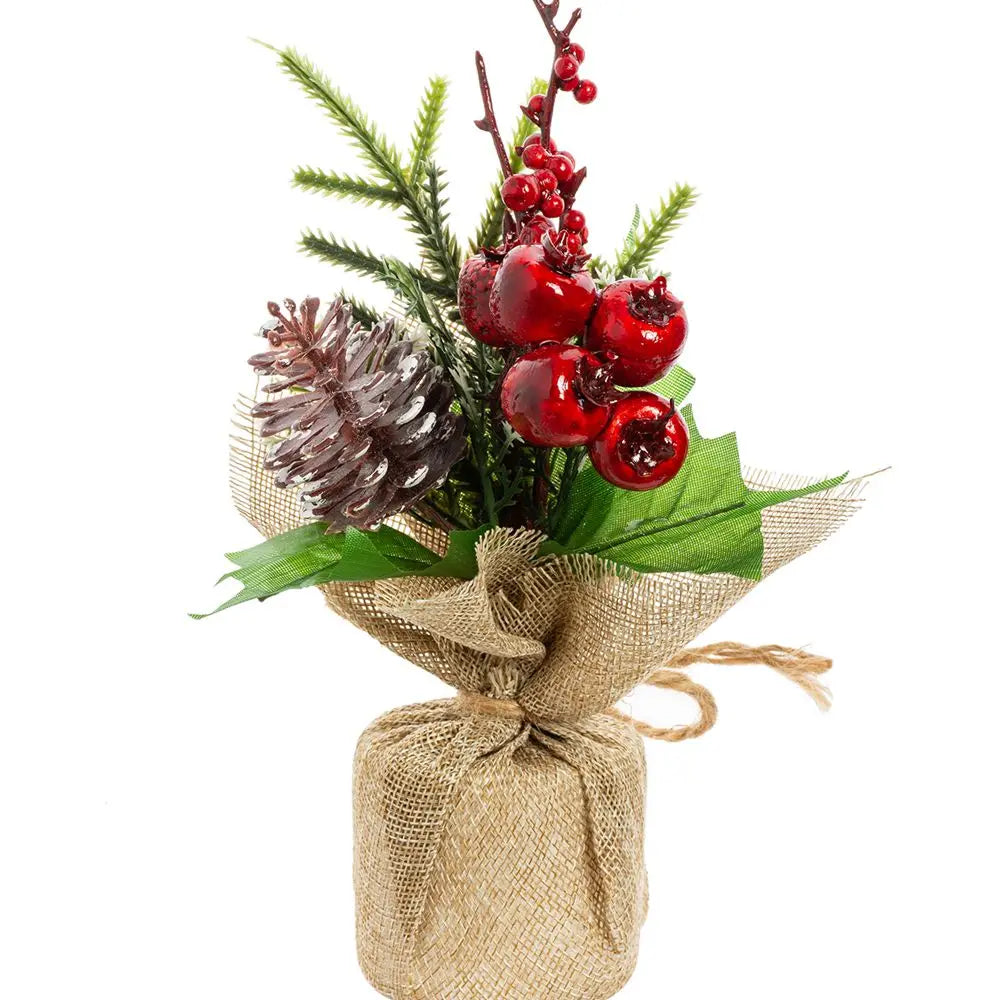 Artificial Plants Flowers Home Living Room Festival Outdoor Garden Wedding Decor Christmas Tree Wreath Potting DIY Gift Art Wall