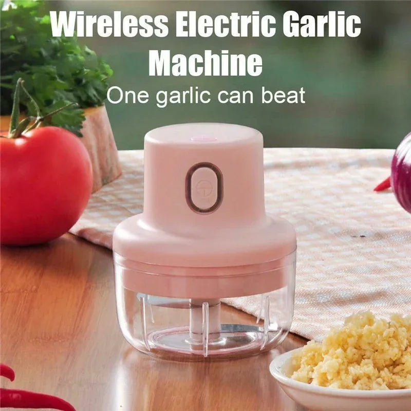 Kitchen Accessories, Manual Food Chopper, Garlic Press, Garlic Crusher, Garlic Puller, Cutter for Meat, Fruit and Vegetable
