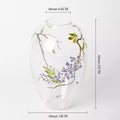 Glass Vases Flowers Centerpiece Tables Mariage Vases Plants Luxury Aesthetic Flowers Bottles Dining Table Ornaments Home Decor