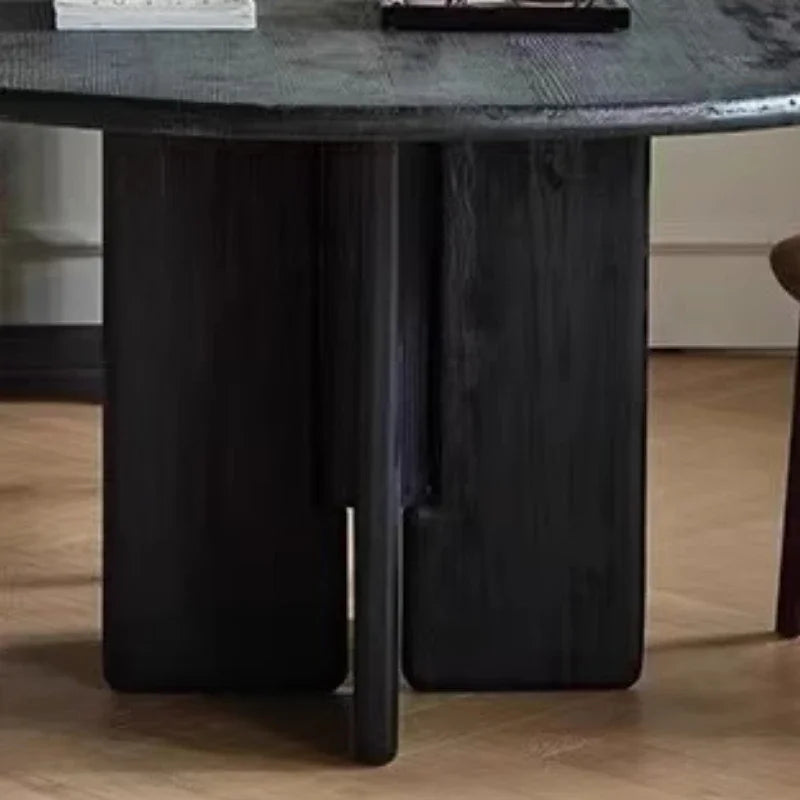 Living Room Nordic Dining Tables Reception Round Party Restaurant Dining Tables Read Books Wooden Home Furniture A Mesa MHCZ